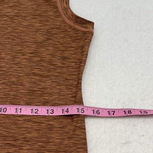 PRANA Women Vertex Dress Size M Heathered Orange Bodycon Sleeveless Casual 1-22 - Picture 8 of 10